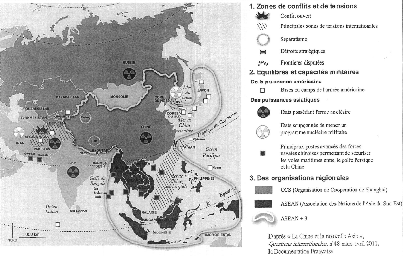 bac conomique et social et littraire d'histoire gographie Amrique du Nord Juin 2013 - terminale : image 1