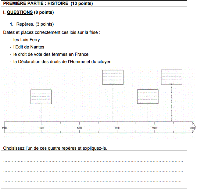 Sujet Brevet 2016 Histoire Gographie Mtropole : image 1