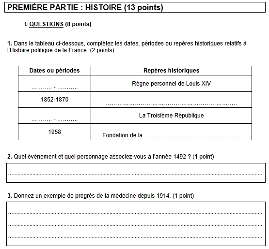 Correction Du Brevet D Histoire 2016 - Nouvelles Histoire