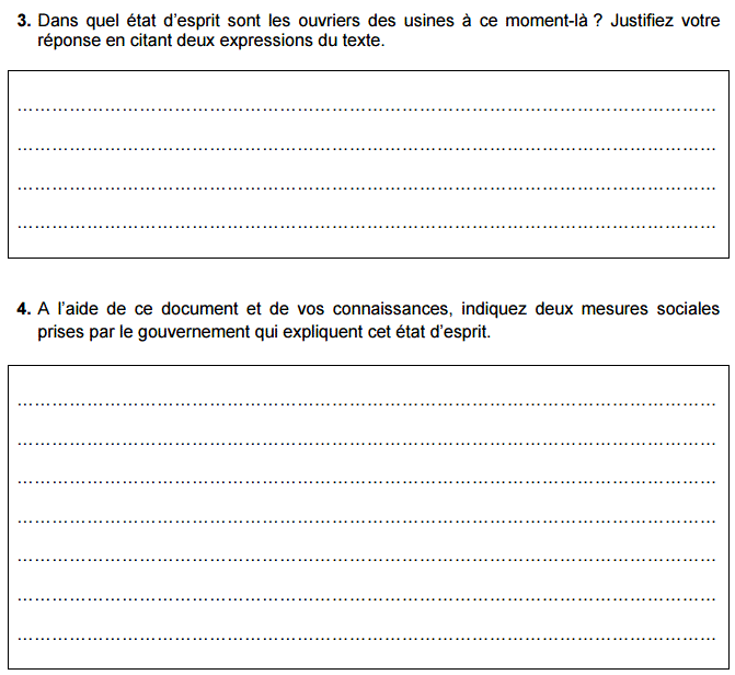 Sujet d'histoire gographie du Brevet 2015 : image 4